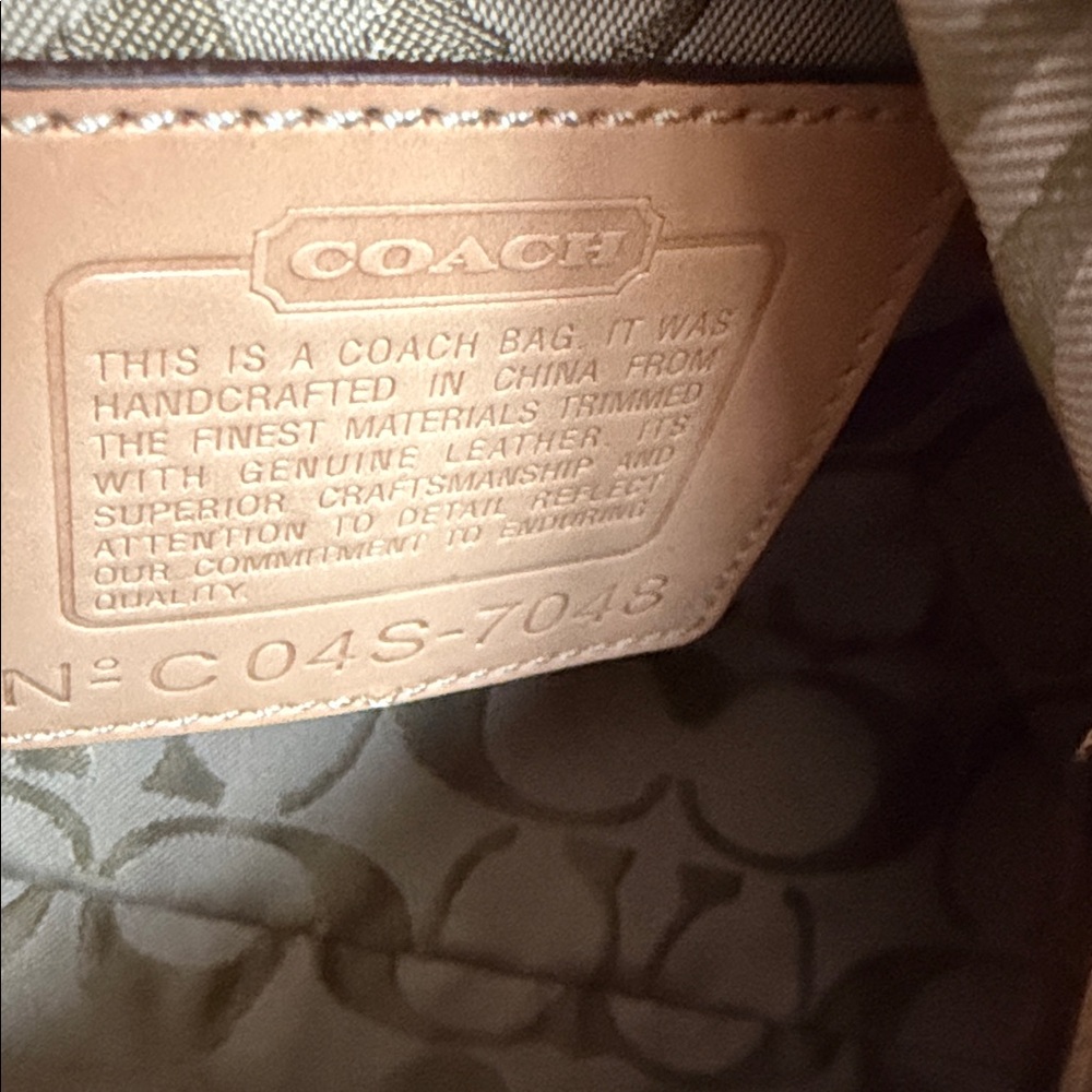 Patchwork Leather Shoulder Bag Coach! - image 5